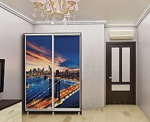 Dulap-cupe PS DX-140 (2) City Mokka