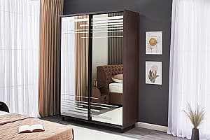 Шкаф купе Ambianta Venus 1.4 m Dark Sonoma