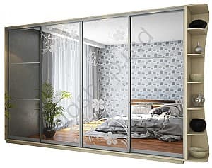 Dulap cupe Confort-NV 4D Sablare (350x60cm)