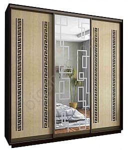 Dulap-cupe Confort-NV 3D Sablare pe bronz (210x60cm)