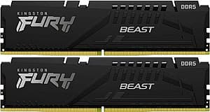 Memorie operativa RAM Kingston Fury Beast 32GB (2x16GB) DDR5-6000MHz (KF560C30BBK2-32)