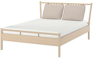 Кровать IKEA Bjorksnas 160х200 Березовый шпон (Бежевый)