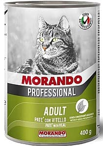 Hrana umeda pentru pisici Morando Professional Pate vitello 400g