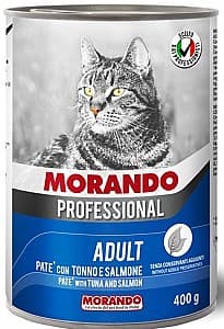 Влажный корм для кошек Morando Professional pate tono e salmone 400g