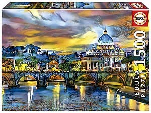 Puzzle Educa 1500 St. Peter'S Basilica And The St. Angelo Bridge (19617)