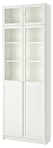 Шкаф витрина IKEA Billy White 80x30x237