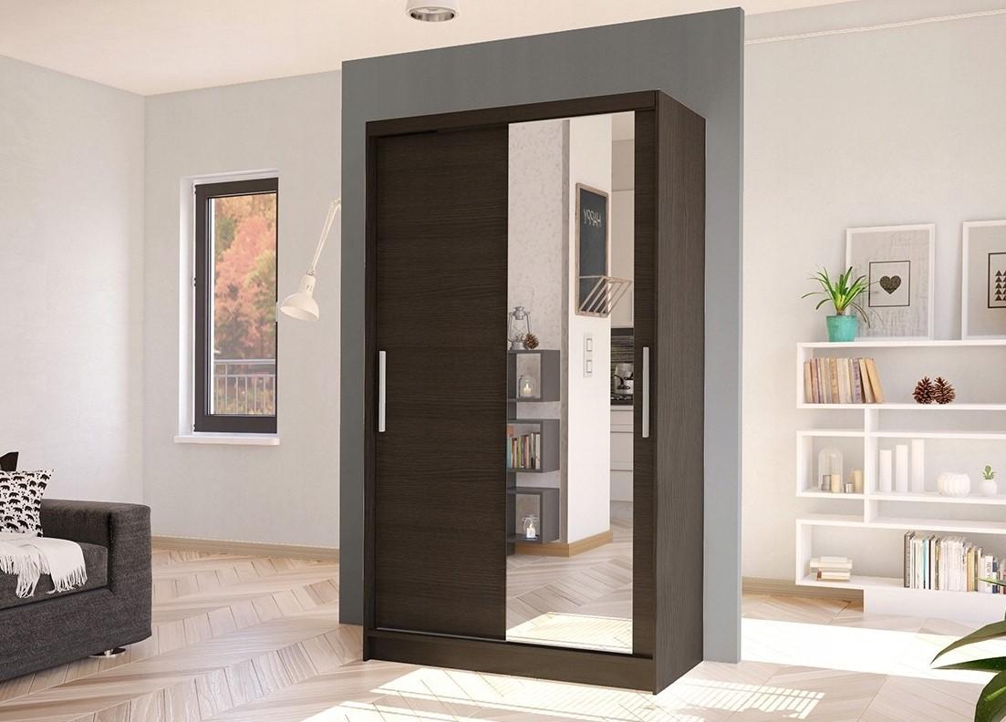 Шкаф-купе Space Meble Costa VI 100x200x58 Шоколад