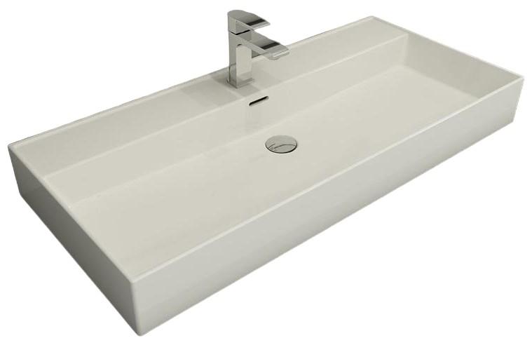 Lavoar baie Bocchi Milano Slim 80cm White Glossy