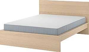 Кровать IKEA Malm/Vesteroy жесткий 140x200 Беленый Дубовый Шпон (Бежевый)