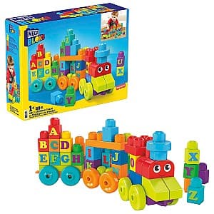 Конструктор Fisher price Mega Bloks Поезд с буквами (DXH35)