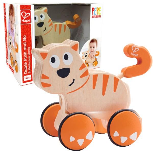 Игрушка каталка Hape Котик Данте (E0363)