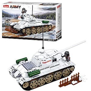 Конструктор Sluban Танк T-34/85 из Битвы за Будапешт (B0978)