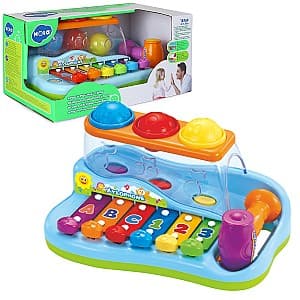 Jucarie muzicala Hola Toys Xilofon cu bile Pop N Play (856)