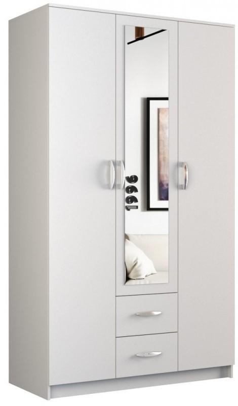 Шкаф TopEshop Romana 120 с зеркалом Белый