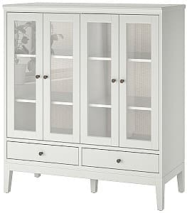 Шкаф витрина IKEA Idanas white 121x50x135 см