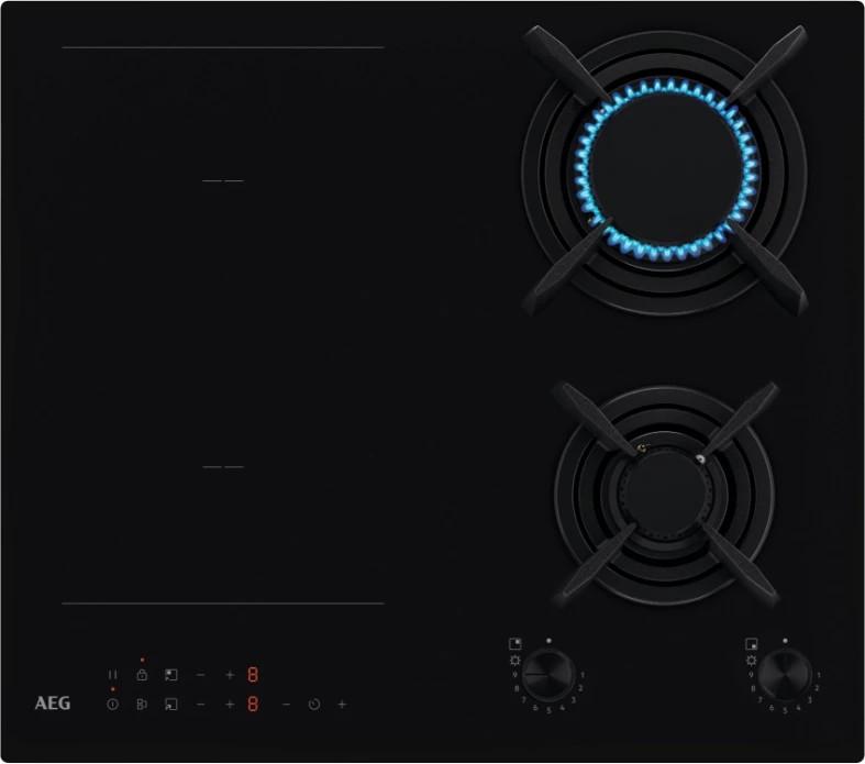 Встраиваемая варочная комбинированная панель AEG HDB64623NB