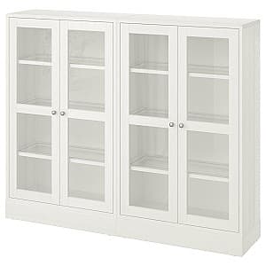 Шкаф витрина IKEA Havsta White 162x37x134 см