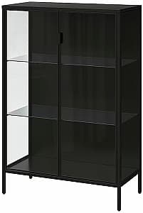 Шкаф витрина IKEA Rudsta 80x37x120 Антрацит(Черный)