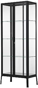 Dulap cu vitrina IKEA Milsbo 73x17 Antracit(Negru)