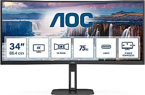 Игровой монитор AOC CU34V5C/BK Black