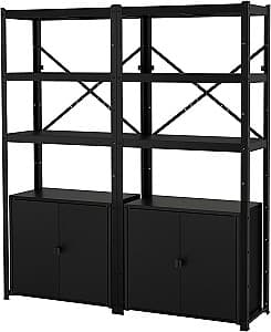 Стеллаж IKEA Bror 170x40x190 Черный