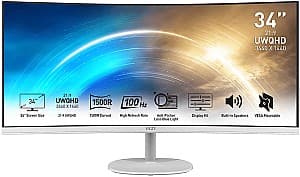 Monitor MSI PRO MP341CQW White