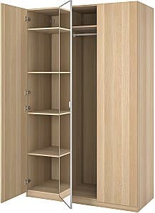 Шкаф IKEA Pax/Forsand/Aheim полки/штанга/зеркало 150x60x236 Имитация Состаренного Дуба