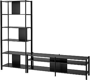 Стеллаж IKEA Jattesta 240x40x194 Черный