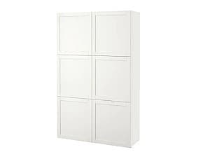 Dulap IKEA Besta Hanviken white 120x40x192 cm