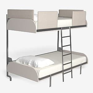 Кровать трансформер Flat 2 Easy Bunk 80/90x190 Белый