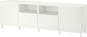 Tumba pentru televizor IKEA Besta/Smeviken/Kabbarp 240x42x74 Alb