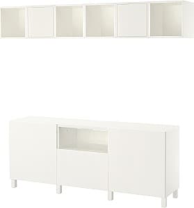 Living IKEA Besta/Eket 210x40x220 Alb