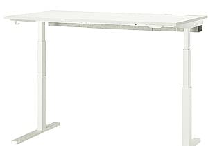 Компьютерный стол IKEA Mittzon регулируемый по высоте/электрический 120x80 Белый