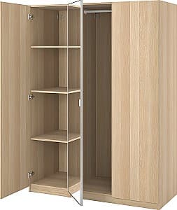 Dulap IKEA Pax/Forsand/Aheim rafturi/bara/oglinda 150x60x201 Aspect Stejar Antichizat