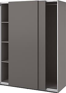 Dulap-cupe IKEA Pax/Hasvik bara/rafturi 150x66x201 Gri Inchis