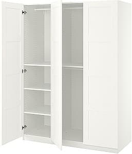 Dulap IKEA Pax/Bergsbo bare/rafturi 150x60x201 Alb