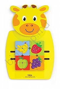 Музыкальная игрушка VIGA Wall Toy- Mosaic Fruits