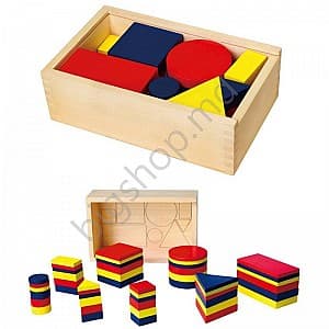 Jucarie interactiva VIGA 100pcs Colorful Block Set