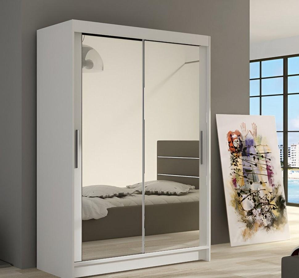 Шкаф-купе Space Meble Miami VII 120x200x58 Белый Матовый