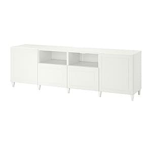 Tumba pentru televizor IKEA Besta white/Smeviken/Kabbarp white