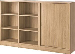 Стеллаж IKEA Tonstad 202x120 Дубовый Шпон (Бежевый)