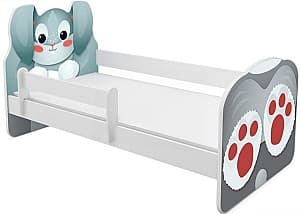 Детская кровать Acma Meble Acma VII Animals/Bunny 80x160 барьер/матрас 7см