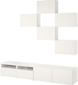 Living IKEA Besta/Lappviken 240x42x230 Alb