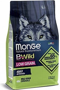 Hrana uscata pentru caini Monge BWILD LOW GRAIN ADULT Boar 2.5kg