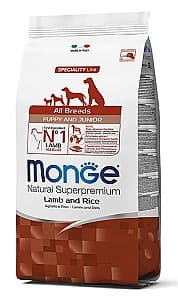 Hrana uscata pentru caini Monge ALL BREED PUPPY Lamb/Rice 12kg