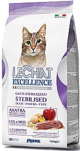 Hrana uscata pentru pisici Monge LECHAT EXCELLENCE STERILIZED DUCK 1.5kg