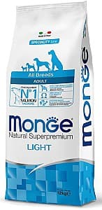 Сухой корм для собак Monge ALL BREED ADULT LIGHT Salmone/Rice 2.5kg