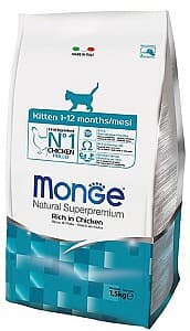 Hrana uscata pentru pisici Monge KITTEN Chicken 1.5kg