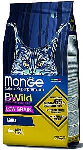 Сухой корм для кошек Monge BWILD LOW GRAIN ADULT Hare 1.5kg