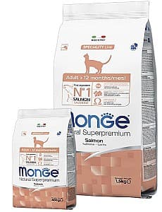 Сухой корм для кошек Monge ADULT SALMONE 1.5Kg